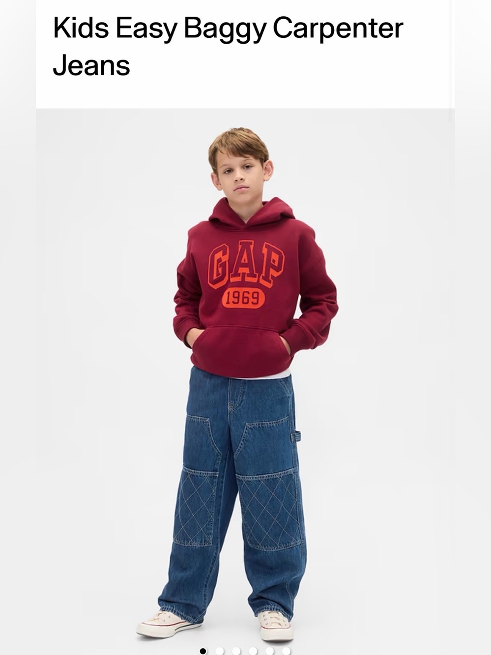 NWT Kids Baggy Carpenter Jeans